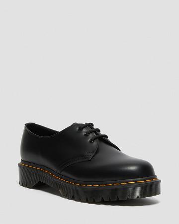 Zapatos Oxford Dr Martens 1461 Bex Smooth Cuero Hombre Negros | MX 227ZUT